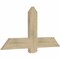 Ekena Millwork Eugene Rough Sawn Timber Gable Bracket, Douglas Fir, 48"W x 24"H x 2"D x 6"F, 12/12 Pitch GBW048X24X0206EUG00RDF - alternate 2